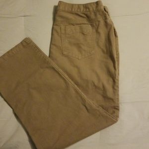 Cotton khaki pants